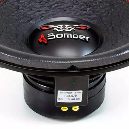 Subwoofer Bomber Bicho Papão 15 pol 1200W 4+4 OHMS - Subwoofer