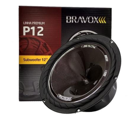 Imagem de Subwoofer Bravox Premium P12X-D4 ( 12 polegadas / 440W / 4 Ohms )