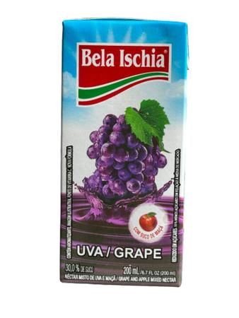 Imagem de Suco Bela Ischia Pronto De Uva 200Ml Kit 10 Unidades