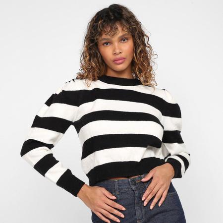 Sueter feminino sale listrado
