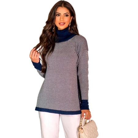 Sueter hotsell feminino xadrez