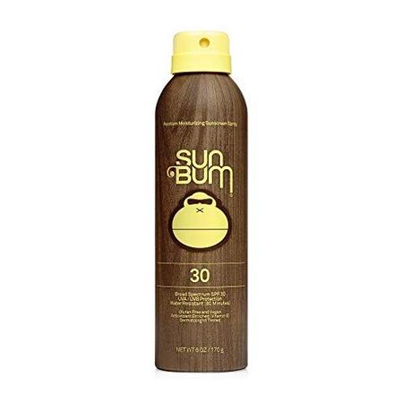 Imagem de Sun Bum Original SPF 30 Protetor solar Spray I Vegan and Reef Friendly (Octinoxate & Oxybenzone Free) Amplo Espectro Hidratante UVA/UVB Protetor solar com vitamina E I 6 oz