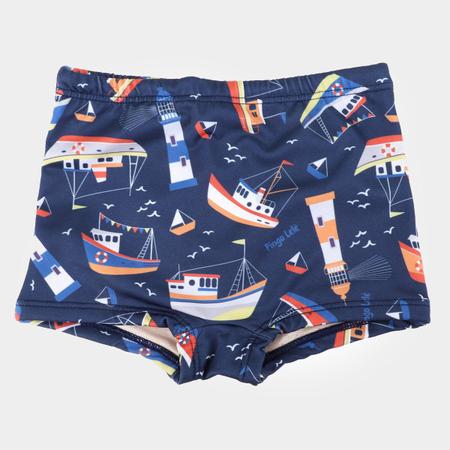 Imagem de Sunga Boxer Infantil Pingo Lelê Estampada