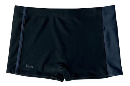 Imagem de Sunga Boxer Masculina Mash Lisa Com Bolso de Zíper Lateral