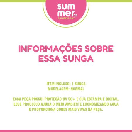 Sunga Infantil Boxer Lisa Citron com Detalhe Proteção UV50+ - Ceci Moda Praia Imagem de Sunga Infantil Boxer Lisa Citron com Detalhe Proteção UV50+