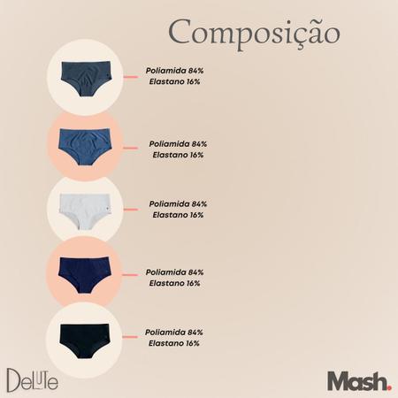 Imagem de Sungão Sunga Mash Básica Para Praia Piscina Adulto Masculina Lisa Com Tamanhos Plus