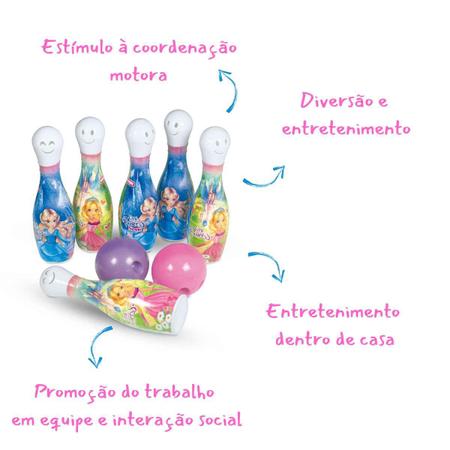 JOGO DE BOLICHE BRINQUEDO INFANTIL EDUCATIVO COLORIDO COM BOLINHAS COLORIDAS