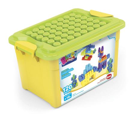 Brinquedo Educativo De Montar 120 Peças - Dismat