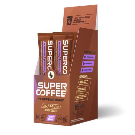 Imagem de Super Coffee 3.0 To Go 14 sachês Chocolate - Caffeine Army
