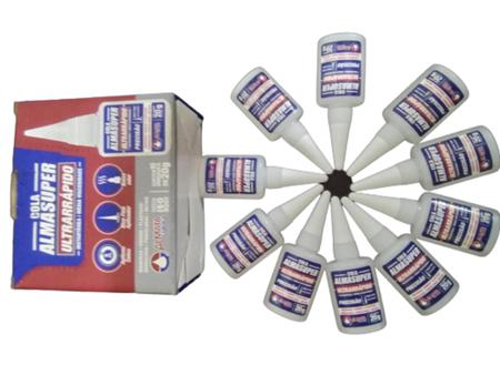 Imagem de Super Cola Tudo Instantânea Almasuper 20g 1 Kit com 5 Unidades A Melhor da Categoria  Ultrarrápida