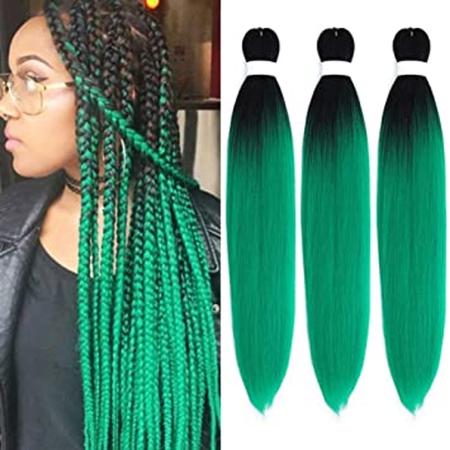 Super jumbo Braid T1B/GREEN - Ser mulher - Mega Hair - Magazine Luiza