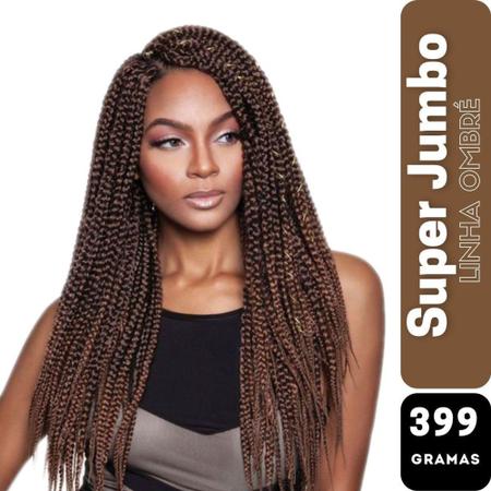 Box Braids Degradê Vermelha  Cabelo com trança, Tranças vermelhas,  Penteados com trança