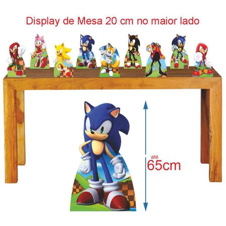 Display Painel de chão para foto Sonic e Tails