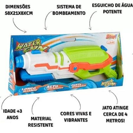 Imagem de Super Lança Água Water Gun Master Branco - Zoop Toys