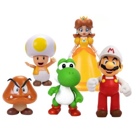 Super Mario, Luigi, Yoshi E Toad - Kit 4 Bonecos Grandes - Super Size  Figure Collection - Colecionáveis - Magazine Luiza