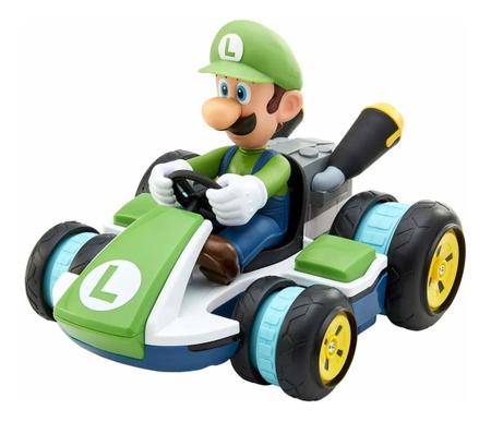 Super Mario Carro Controle Remoto Luigi Kart Racer - Candide