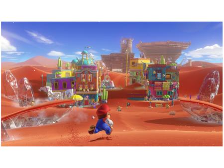 Jogo Super Mario Odyssey Nintendo Switch Mídia Física - Jogos de Plataforma  - Magazine Luiza