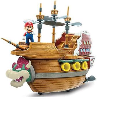 Imagem de Super Mario Playset Deluxe Navio Bowser Ship Candide 3021