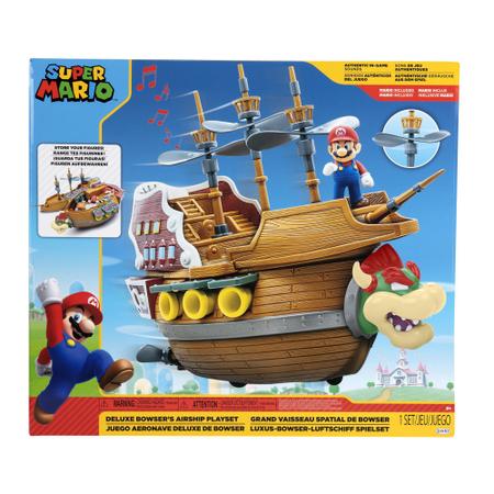 Imagem de Super Mario Playset Deluxe Navio Bowser Ship Candide 3021