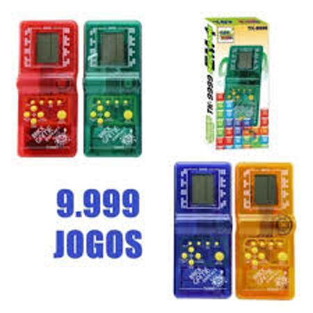 Super Mini Game Portátil 9999 In 1 Brinck Game Antigo no Shoptime