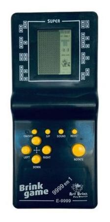 Super Mini Game Jogo 9999 em 1 Portátil A Pilha Estilo Retrô Anos 80  Nostálgico Cor Preto, Amarelo, Azul, Verde, Vermelho E Rosa Com Tetris,  Frogger