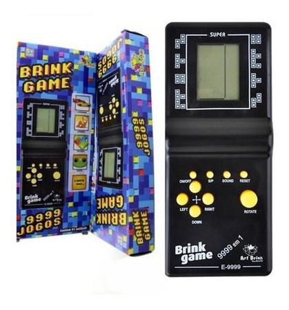 Mini Game Antigo Retrô Brink Game Tetris 9999 Jogos