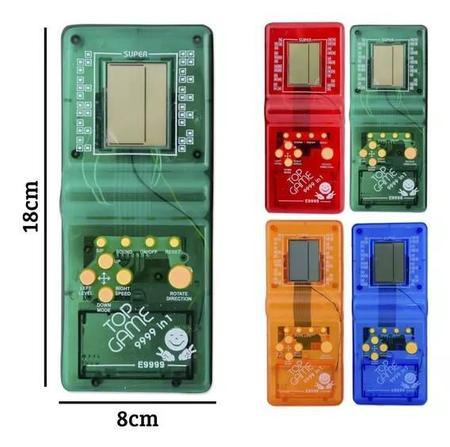 Brick Game - Minigame Retrô 9999 In 1 Carcaça Transparente (4 Cores  Disponíveis) - Nostalgia Anos 90 - LojaRV - Minigame - Magazine Luiza