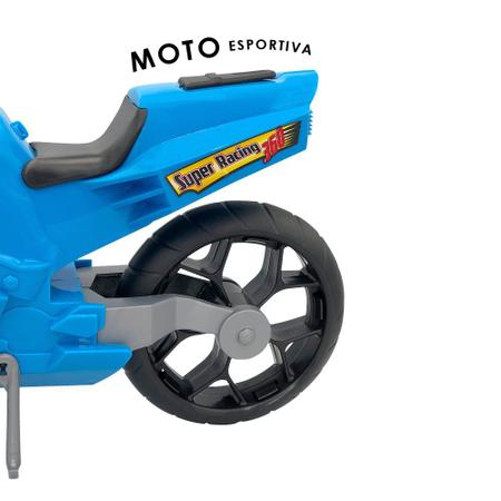 Moto Brinquedo Firenze Sport 1200 Amarelo BS Toys BS Toys Brinquedos  Tropical Multiloja