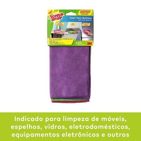 Imagem de Super Pano Multiuso SCOTCH-BRITE 3 Unidades 3M