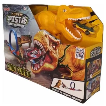 Super Pista Corrida Animal Dino Turbo - Toyng - DiverMais