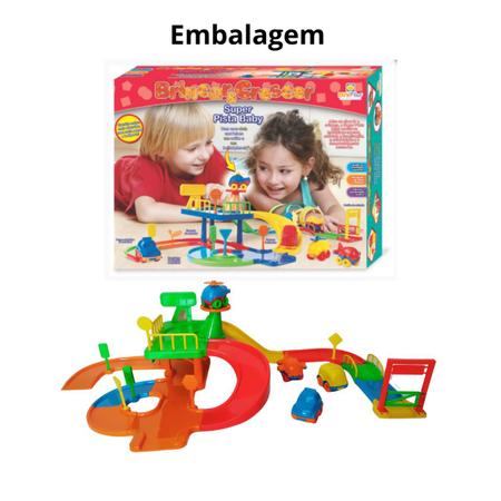 Brinquedo Pista de Carrinho de Corrida Infantil Baby com 2 carrinhos, Magalu Empresas