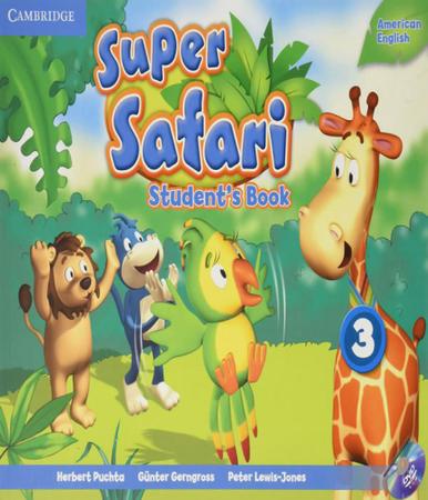 Imagem de Super safari 3   students book with dvd rom   american english