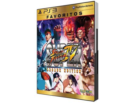 Jogo PS3 Super Street Fighter Iv Arcade Edition Lacrado - Black Games