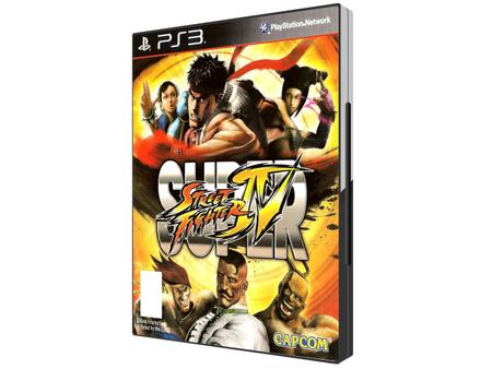 Jogo Street Fighter Iv Playstation 3 Ps3 Luta Mi Física Sf4