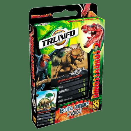 Jogo Super Trunfo - Dinossauros 2 - Grow - superlegalbrinquedos