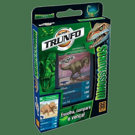 Jogo de Carta - Super Trunfo - Dinossauros GROW