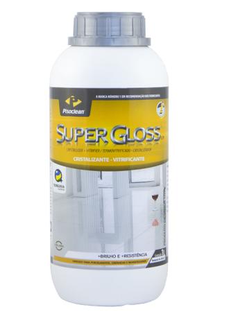 Imagem de Supergloss lp - cristalizante para  de brilho e resistência - pisoclean - 1 litro