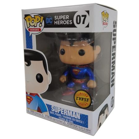 Imagem de Superman 07 ( Super Homem ) - DC Universe - Funko Pop! Heroes Chase Limited Edition