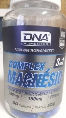 Imagem de Suplemento Citrato De Magnesio Alto Teor 822 Mg Dose Dna - GSA - DNA Alimentos