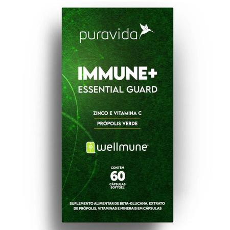 Imagem de Suplemento Immune+ Essential Guard Puravida 60 Cápsulas