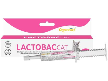 Imagem de Suplemento Organnact Lactobac Cat - para Gato 12ml