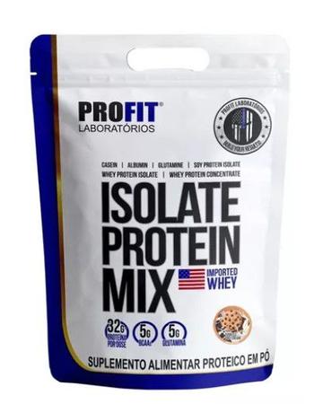 Imagem de Suplemento ProFit Isolate Protein Mix proteínas Mix 900g