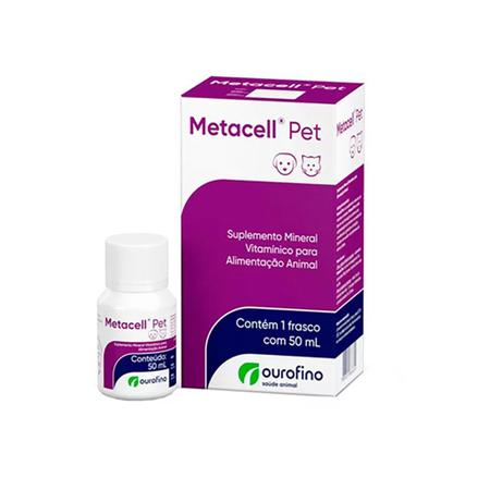 Imagem de Suplemento Vitamínico Metacell Pet Ourofino 50ml