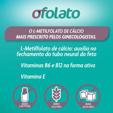 Ofolato c/30 Comprimidos - Ácido Fólico +Vitamina E - Vitaminas A-Z -  Magazine Luiza