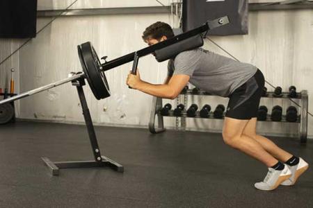 Suporte Para Agachamento Sumô Musculação Barra Fixa Preta