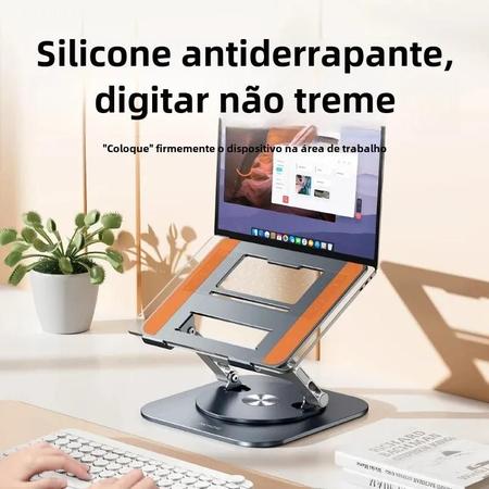 Imagem de Suporte Ajustável para Laptop Mchose LS928 - Alumínio, Giratório e para Mesa