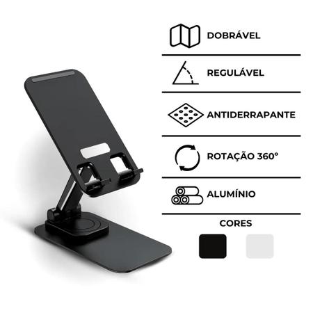 Imagem de Suporte Articulado De Mesa Para Tablet E Smartphone