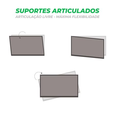 Imagem de Suporte Articulado de Parede para TVs LED/Plasma/LCD/3D/Curva de 13" a 42" - PX02
