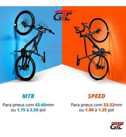 Imagem de Suporte Bicicleta Parede Mtb Speed Bicicletario Apoio Bike
