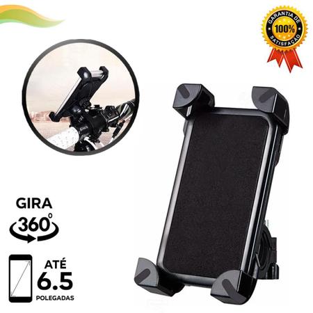 Imagem de Suporte Bike Emborrachado Para Celular Guidão Bike Moto GPS